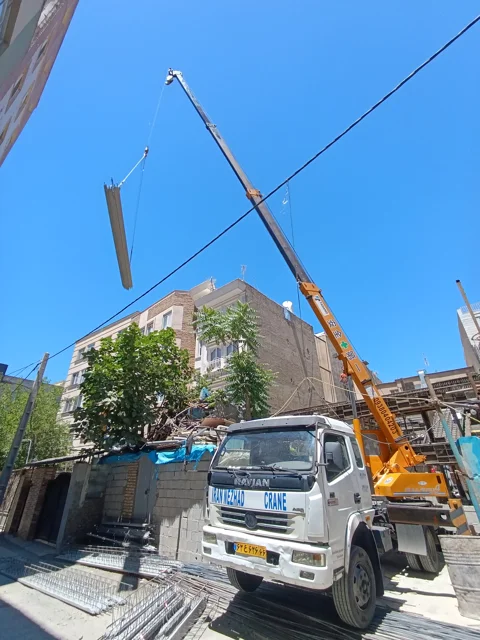 جابه جایی تیرچه در طبقات